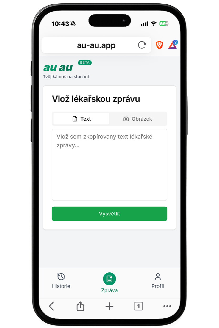au au app screenshot - uploading medical report from gallery or camera
